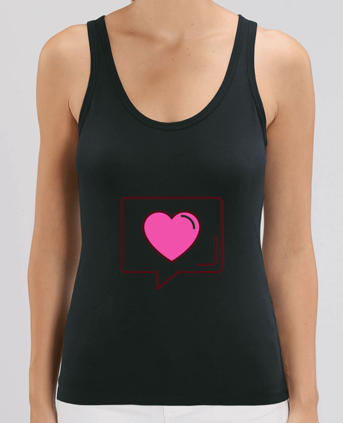 Camiseta de Tirantes  Mujer Stella Dreamer Message d'amour Par SébCreator