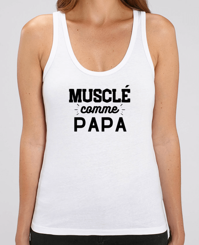 Camiseta de Tirantes  Mujer Stella Dreamer Musclé comme papa Par T-shirt France