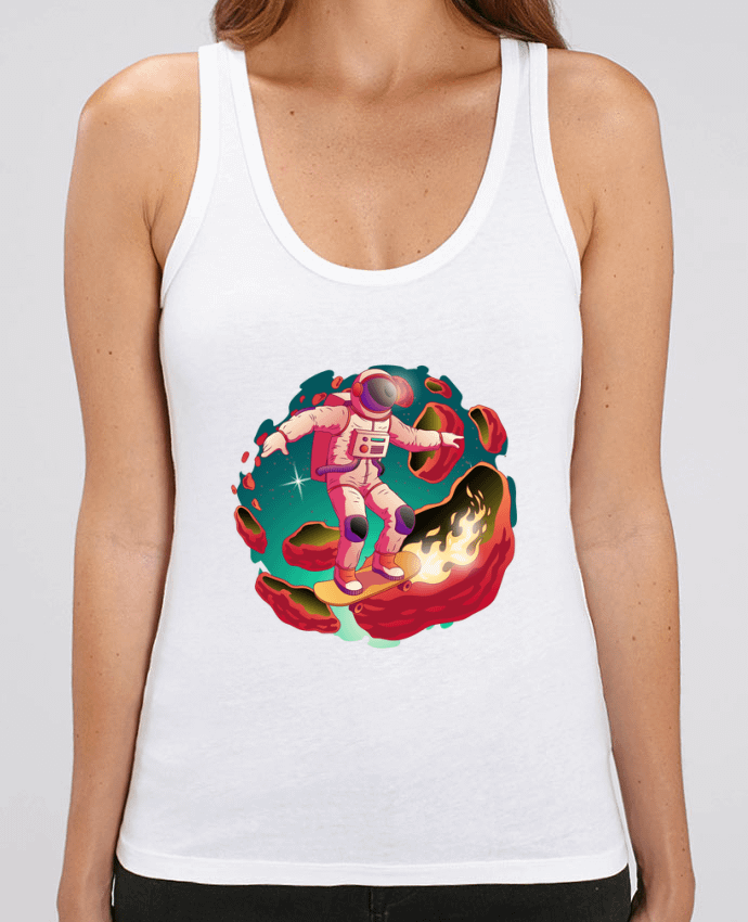 Camiseta de Tirantes  Mujer Stella Dreamer Astronaute Skateur Par FREDO237