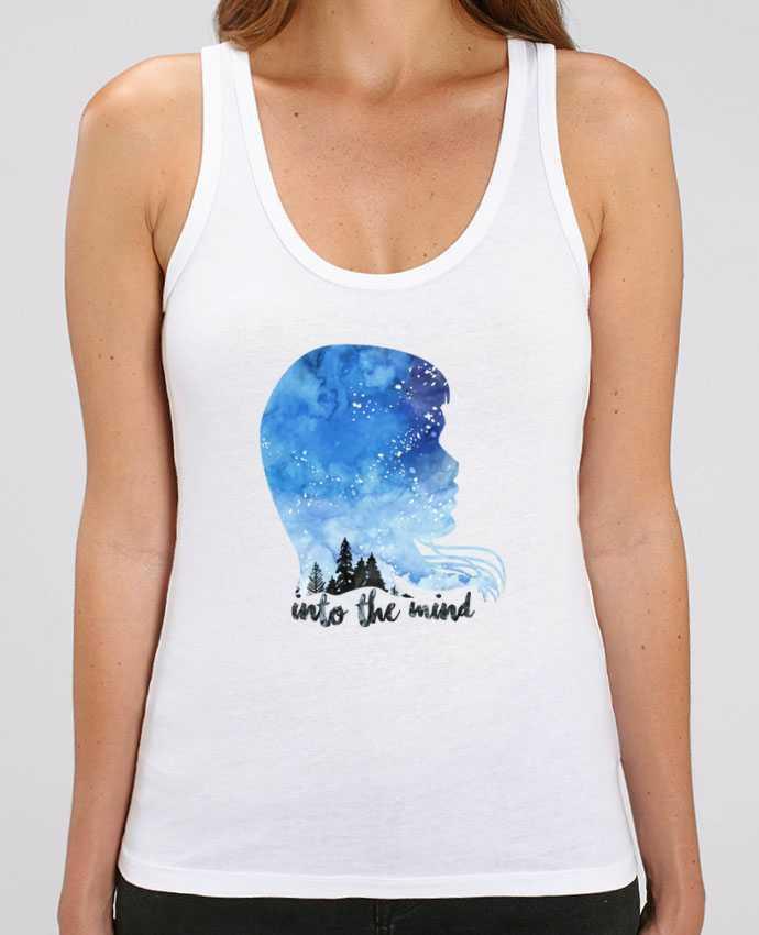 Camiseta de Tirantes  Mujer Stella Dreamer PROFIL AQUARELLE NUIT -INTO THE MIND Par icône