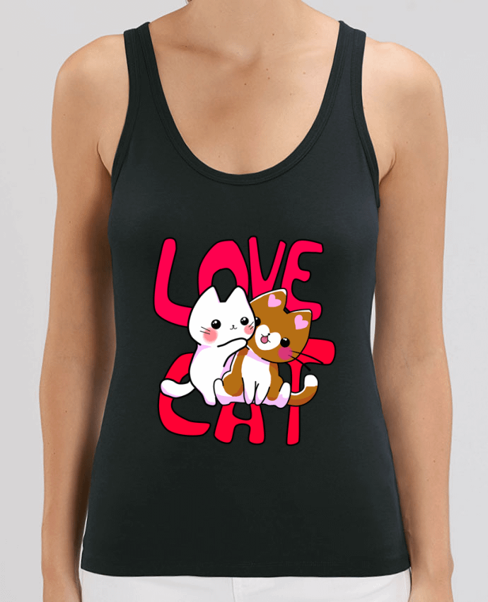 Camiseta de Tirantes  Mujer Stella Dreamer Amor de Gato Par MaaxLoL