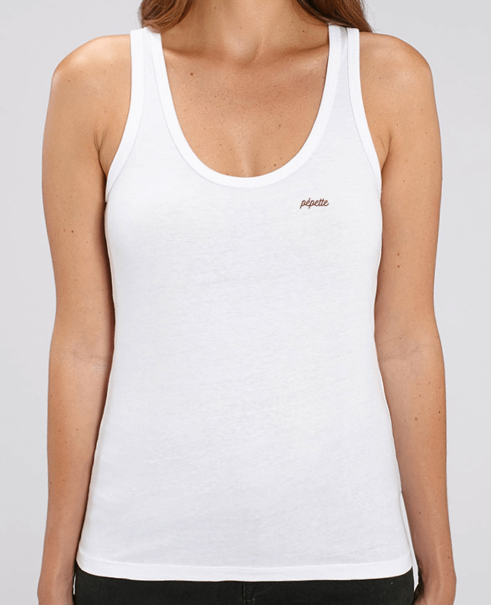 Camiseta de Tirantes  Mujer Stella Dreamer brodé Pépette Par tunetoo
