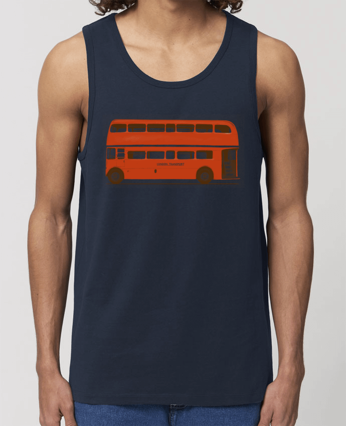 camiseta sin mangas pora él Stanley Specter Red London Bus Par Florent Bodart