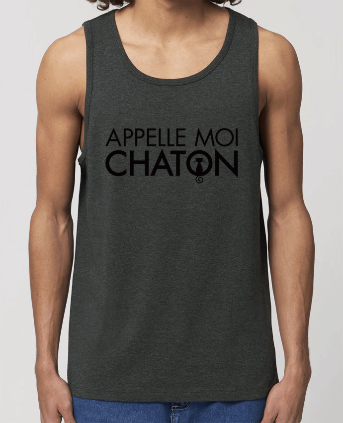 camiseta sin mangas pora él Stanley Specter Appelle moi Chaton Par Freeyourshirt.com