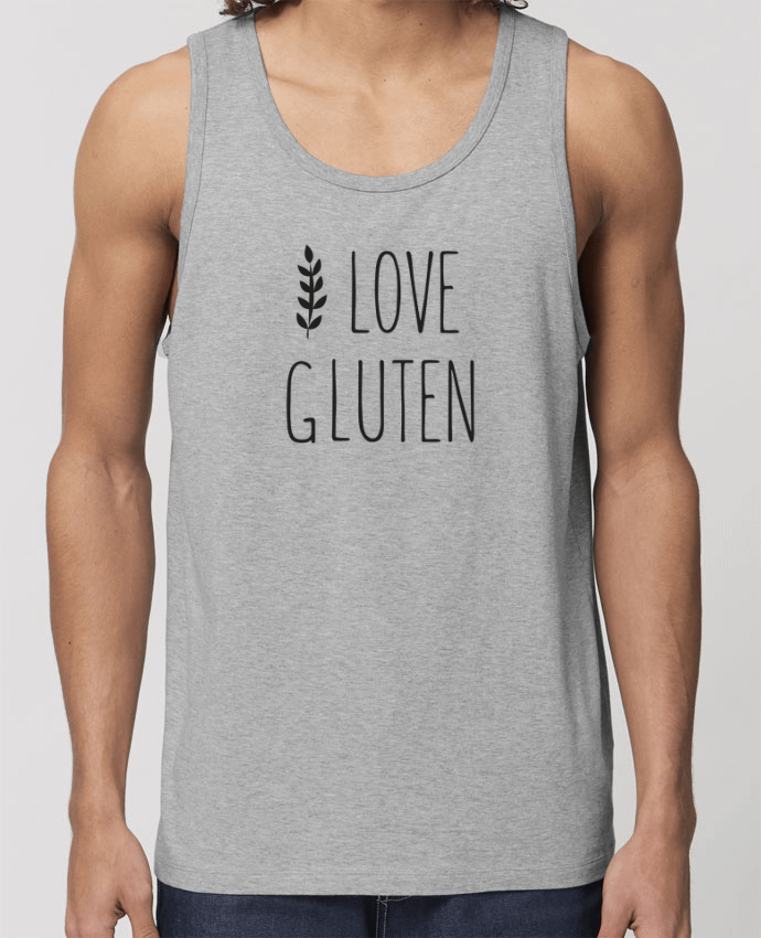 camiseta sin mangas pora él Stanley Specter I love gluten by Ruuud Par Ruuud