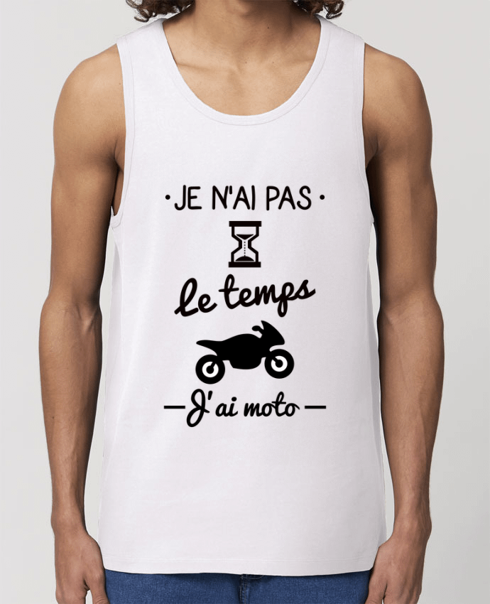 Men\'s tank top Stanley Specter Pas le temps j'ai moto, motard Par Benichan