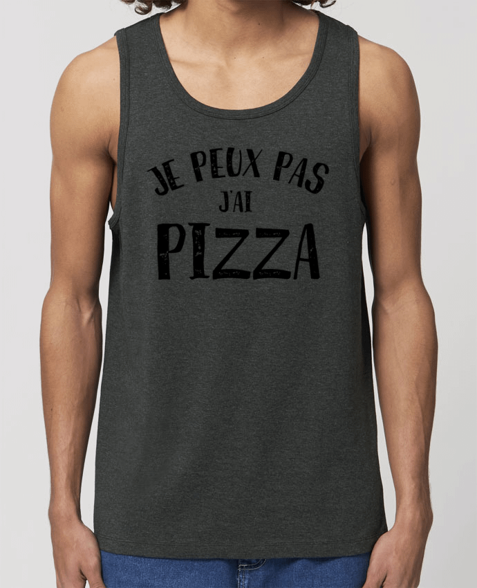 camiseta sin mangas pora él Stanley Specter Je peux pas j'ai Pizza Par L'Homme Sandwich