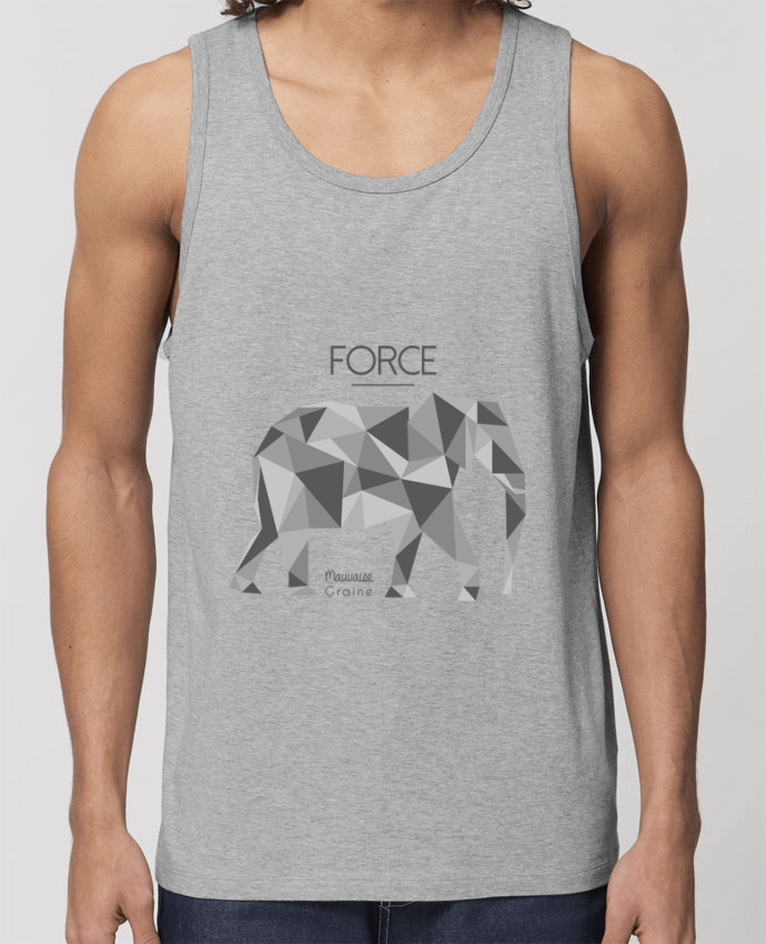 camiseta sin mangas pora él Stanley Specter Force elephant origami Par Mauvaise Graine