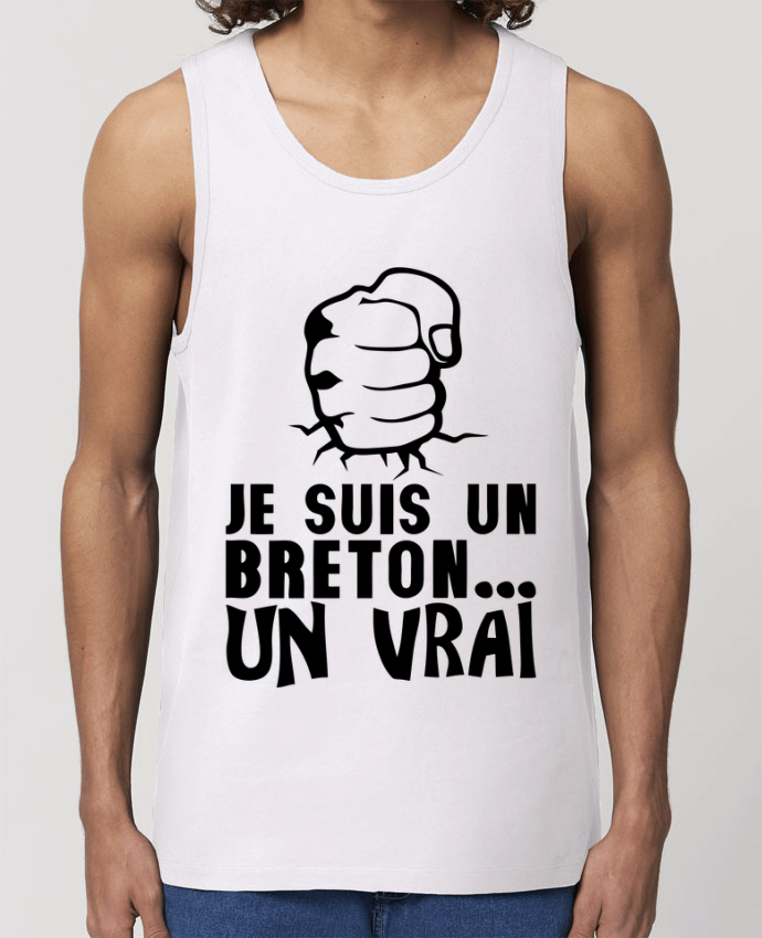 camiseta sin mangas pora él Stanley Specter breton vrai veritable citation humour Par Achille