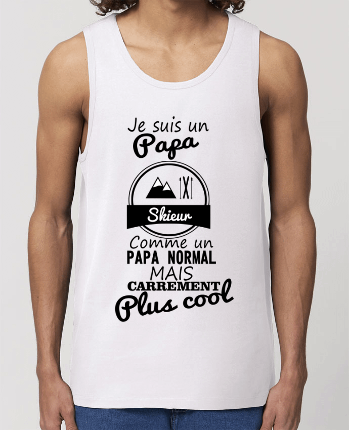 camiseta sin mangas pora él Stanley Specter Je suis un papa skieur comme un papa normal mais carrément plus cool Par Benichan