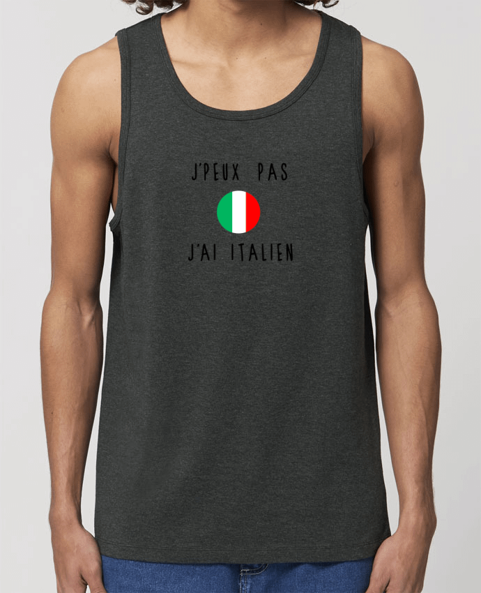 camiseta sin mangas pora él Stanley Specter J'peux pas j'ai italien Par Les Caprices de Filles