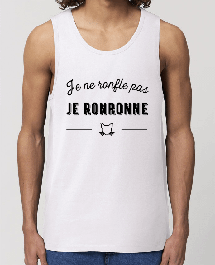 Débardeur Homme je ronronne t-shirt humour Par Original t-shirt