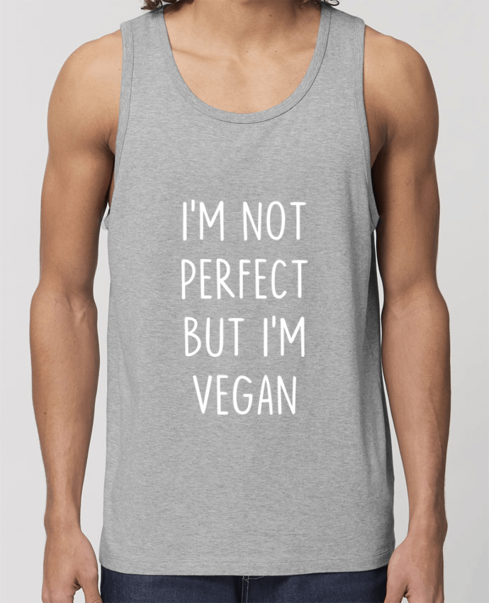 Men\'s tank top Stanley Specter I'm not perfect but I'm vegan Par Bichette