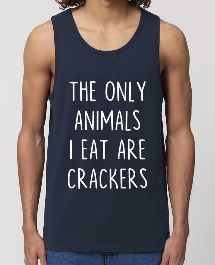 Men\'s tank top Stanley Specter The only animals I eat are crackers Par Bichette
