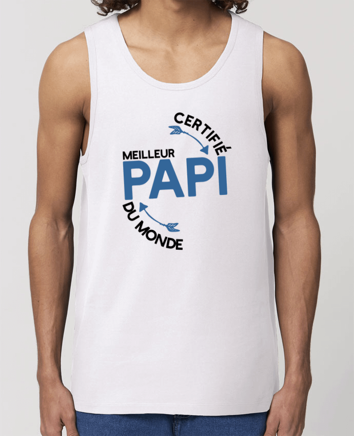 Men\'s tank top Stanley Specter Certifié meilleur papi cadeau Par Original t-shirt