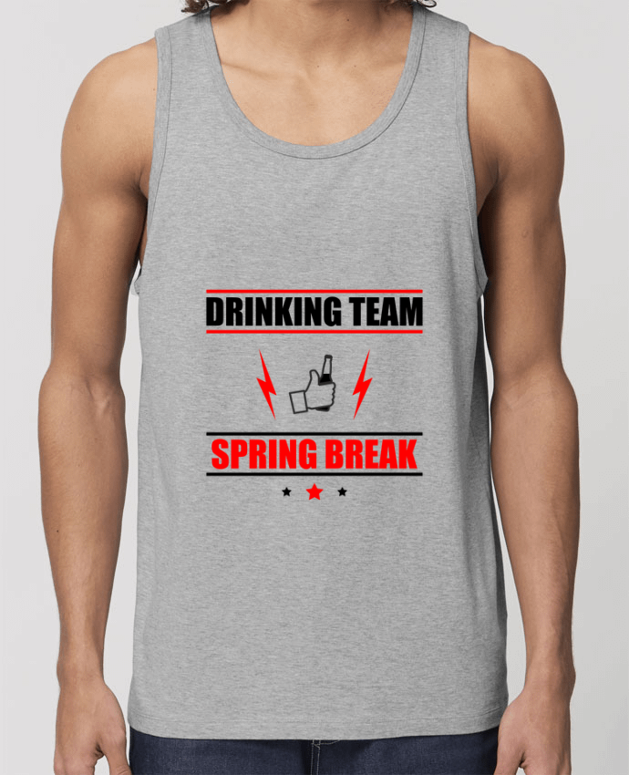 Débardeur Homme Drinking Team Spring Break Par Benichan