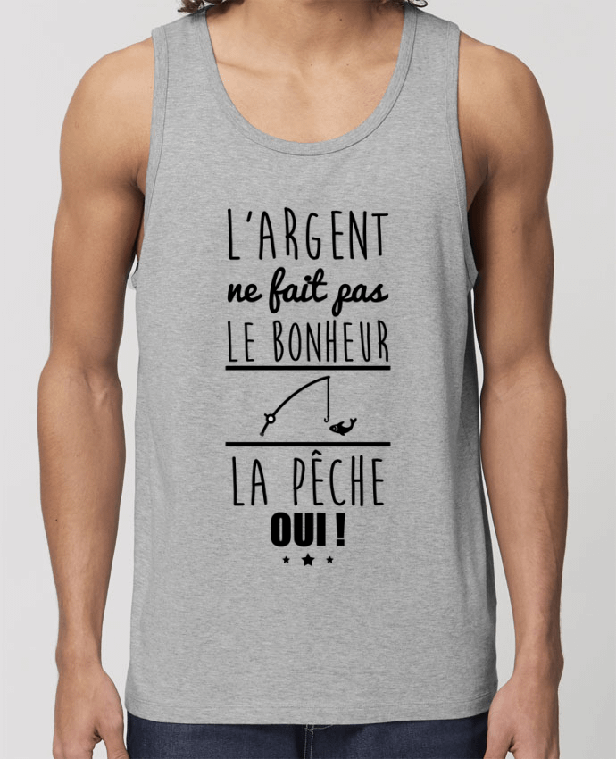 Débardeur Homme L'argent ne fait pas le bonheur la pêche oui ! Par Benichan