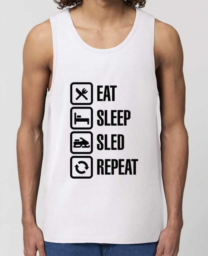 camiseta sin mangas pora él Stanley Specter Eat, sleep, sled, repeat Par LaundryFactory