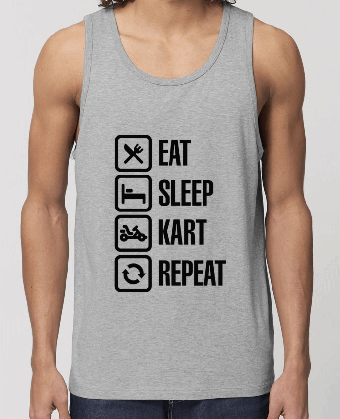 Débardeur Homme Eat, sleep, kart, repeat Par LaundryFactory