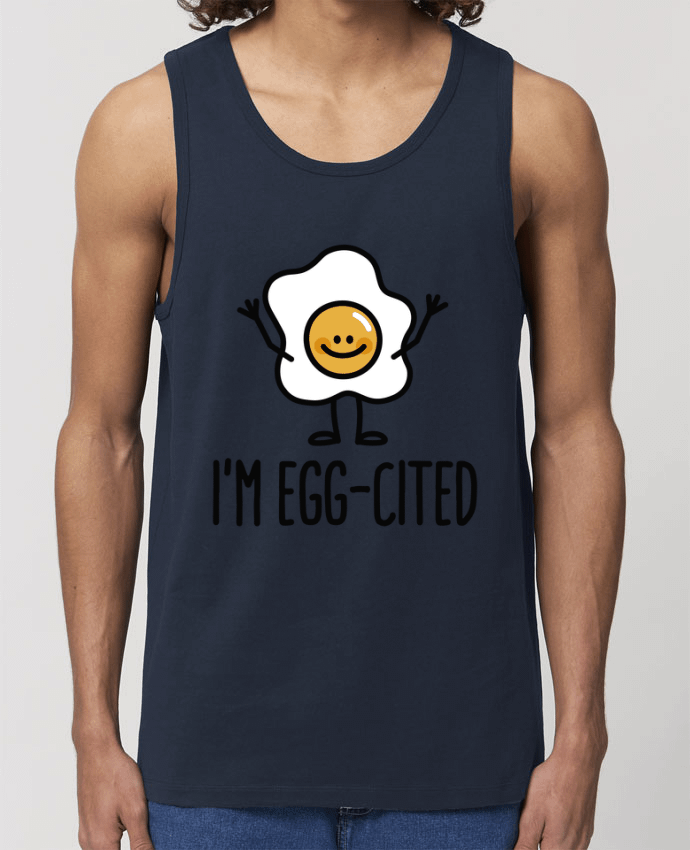 camiseta sin mangas pora él Stanley Specter I'm egg-cited Par LaundryFactory