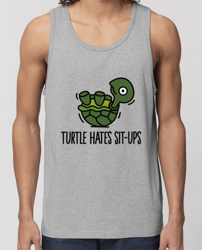 camiseta sin mangas pora él Stanley Specter TURTLE HATES SIT-UPS Par LaundryFactory