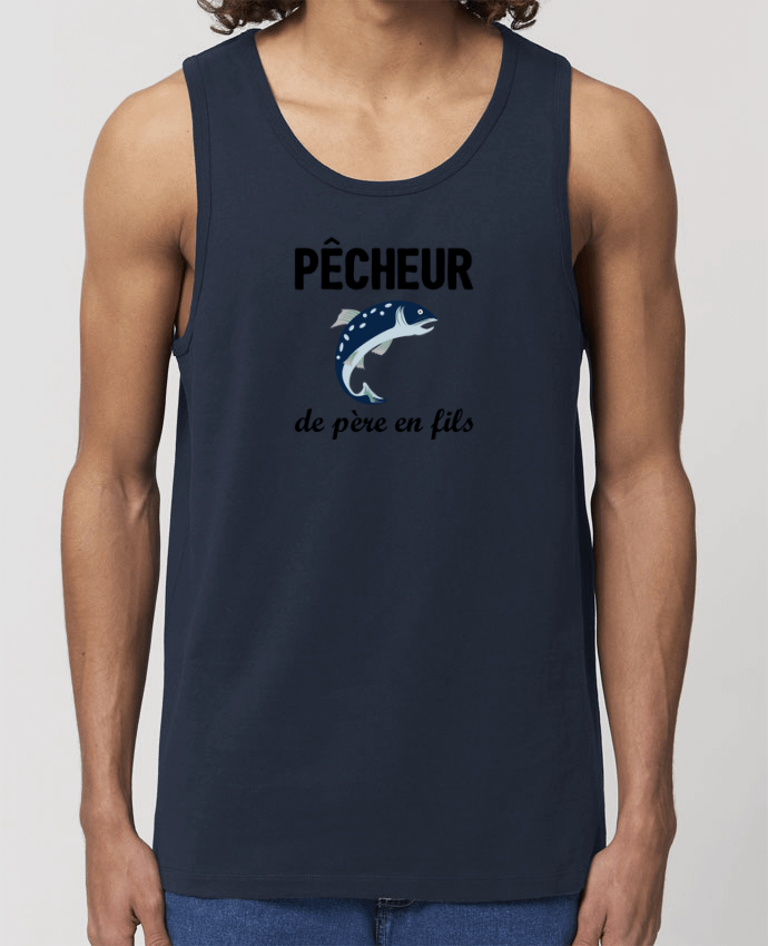 camiseta sin mangas pora él Stanley Specter Pêcheur de père en fils Par tunetoo