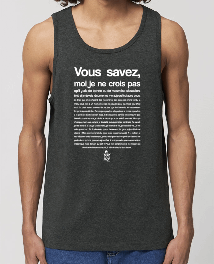 camiseta sin mangas pora él Stanley Specter Citation Scribe Astérix Par tunetoo