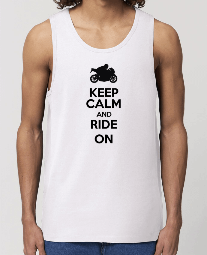 Débardeur Homme Keep calm Moto Par Original t-shirt