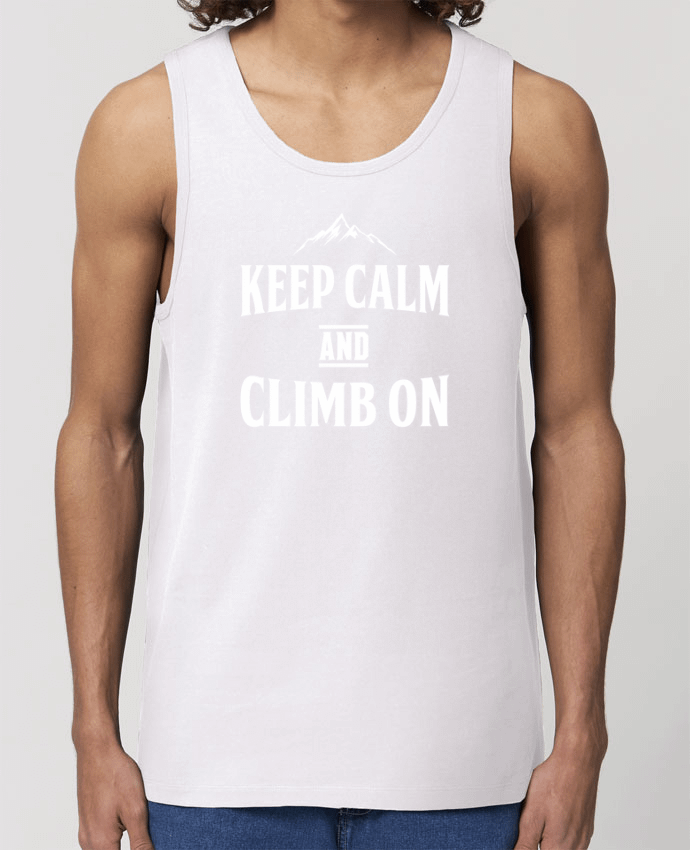 Débardeur Homme Keep calm and climb Par Original t-shirt