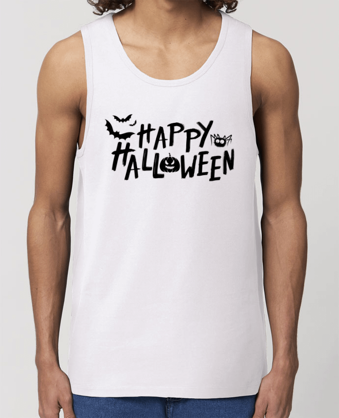 camiseta sin mangas pora él Stanley Specter Happy Halloween Par tunetoo