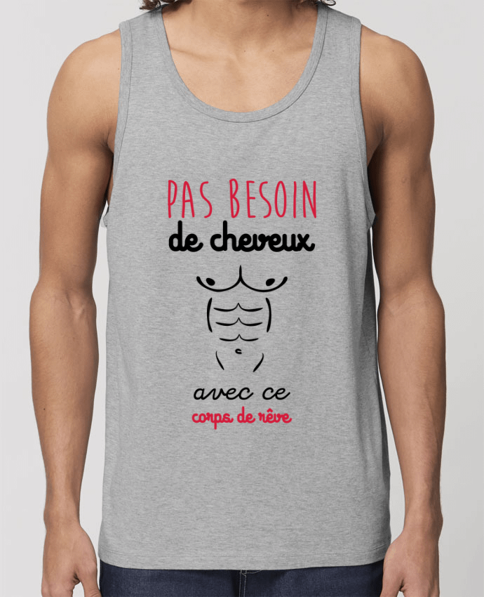 camiseta sin mangas pora él Stanley Specter Pas besoin de cheveux avec ce corps de rêve Par Benichan