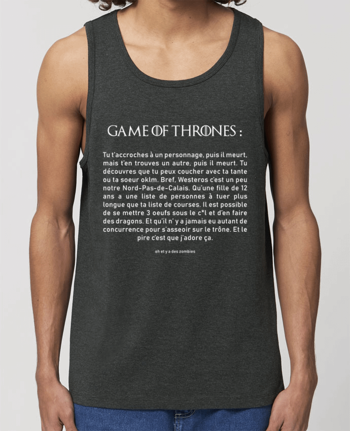 camiseta sin mangas pora él Stanley Specter Résumé de Game of Thrones Par tunetoo