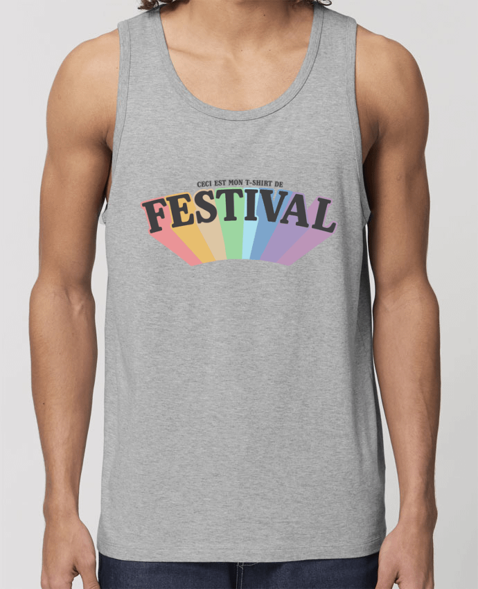 Débardeur Homme Ceci est mon t-shirt de festival Par tunetoo
