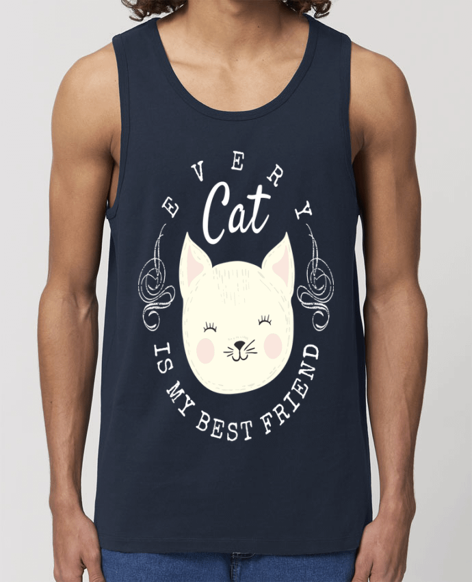 camiseta sin mangas pora él Stanley Specter every cat is my best friend Par livelongdesign