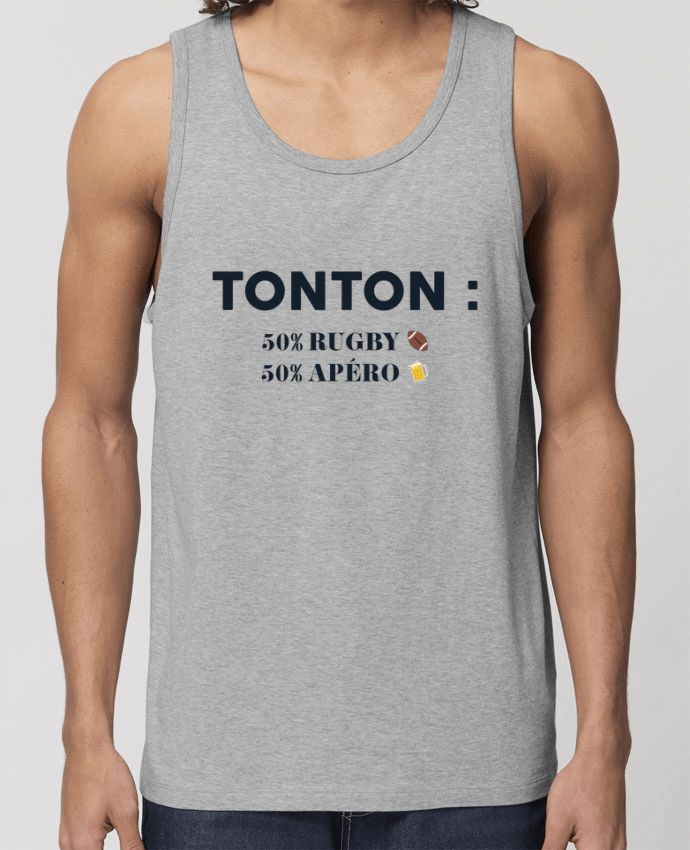 Men\'s tank top Stanley Specter Tonton 50% rugby 50% apéro Par tunetoo