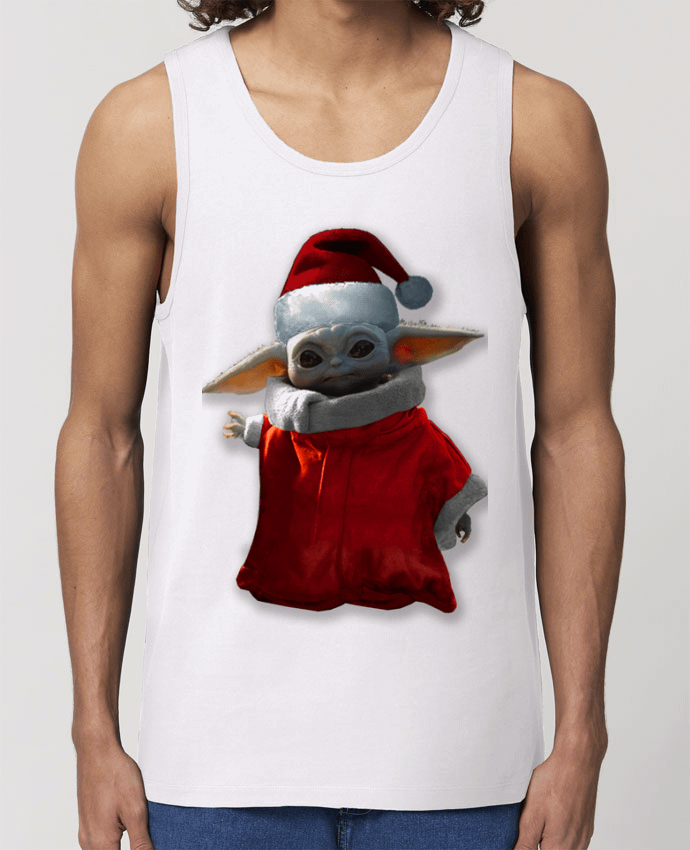 Débardeur Homme Baby Yoda lutin de Noël Par Kaarto