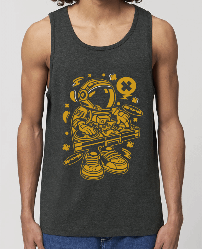 Men\'s tank top Stanley Specter Dj Astronaute Golden Cartoon | By Kap Atelier Cartoon Par Kap Atelier