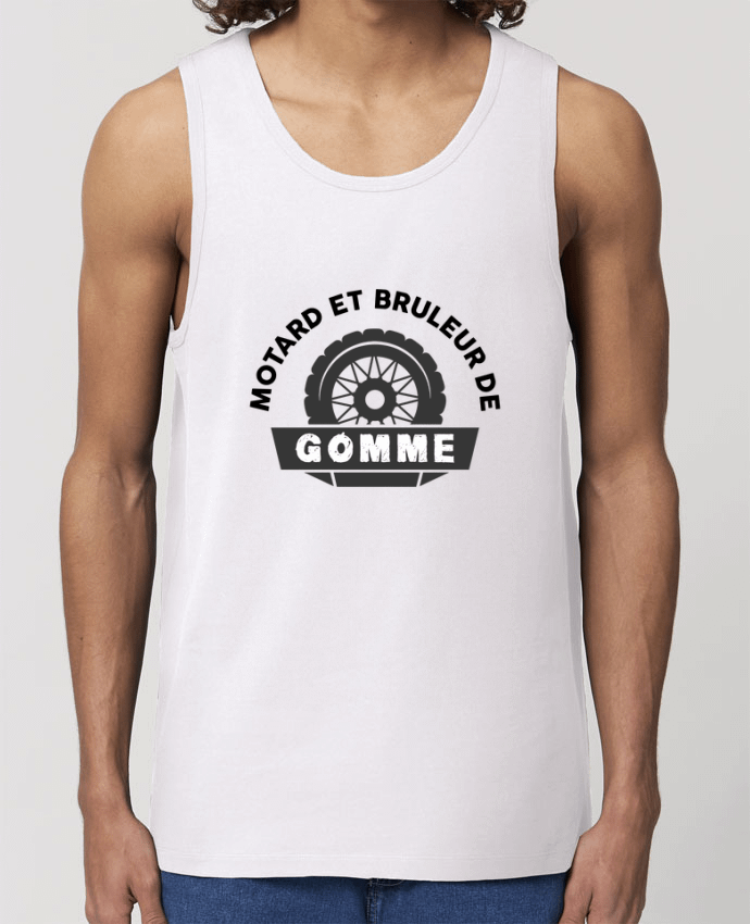 camiseta sin mangas pora él Stanley Specter Motard et bruleur de gomme Par tunetoo