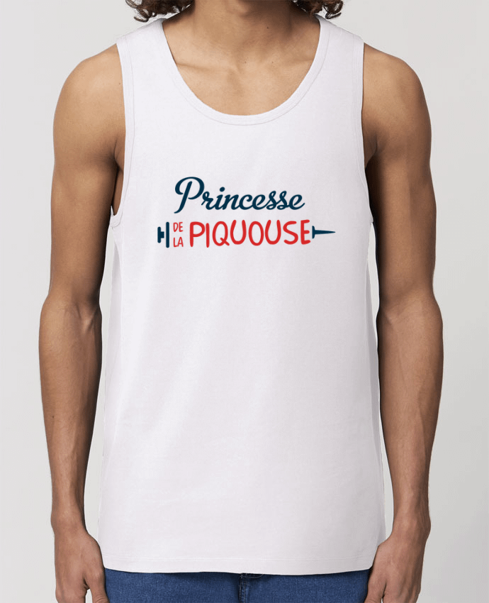 Men\'s tank top Stanley Specter Brodé Princesse de la piquouse Par tunetoo