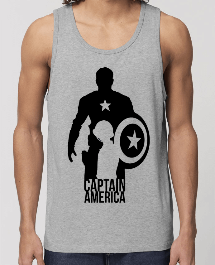 camiseta sin mangas pora él Stanley Specter Captain america Par Kazeshini