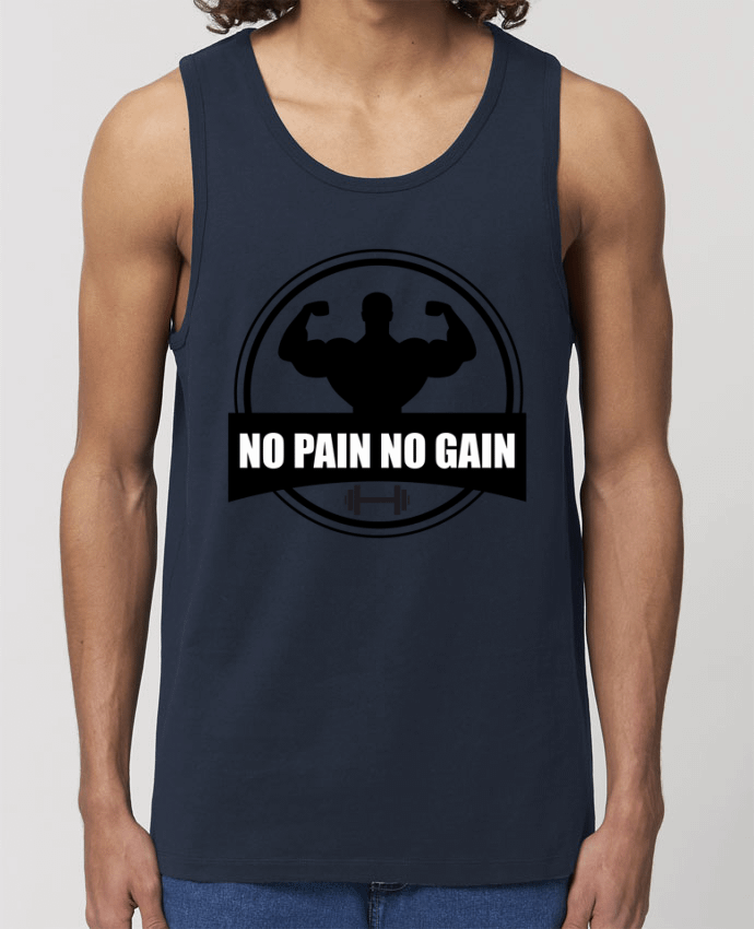 camiseta sin mangas pora él Stanley Specter No pain no gain Muscu Musculation Par Benichan