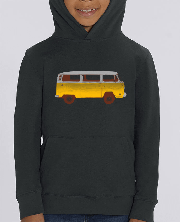 Kids\' hoodie sweatshirt Mini Cruiser Yellow Van Par Florent Bodart