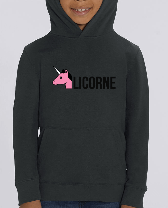 Kids\' hoodie sweatshirt Mini Cruiser Licorne Par tunetoo