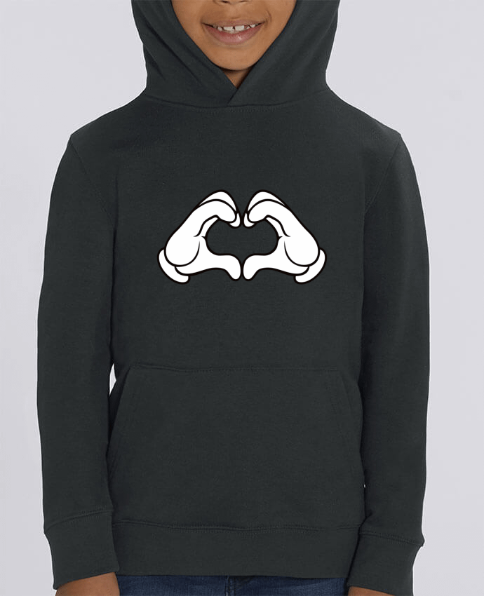 Kids\' hoodie sweatshirt Mini Cruiser LOVE Signe Par Freeyourshirt.com