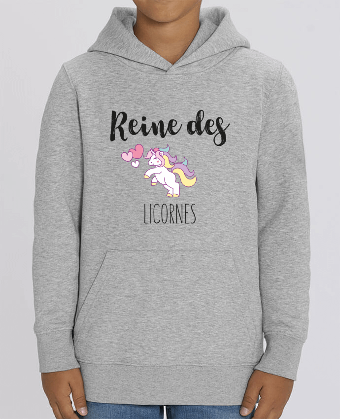 Kids\' hoodie sweatshirt Mini Cruiser Reine des licornes Par tunetoo