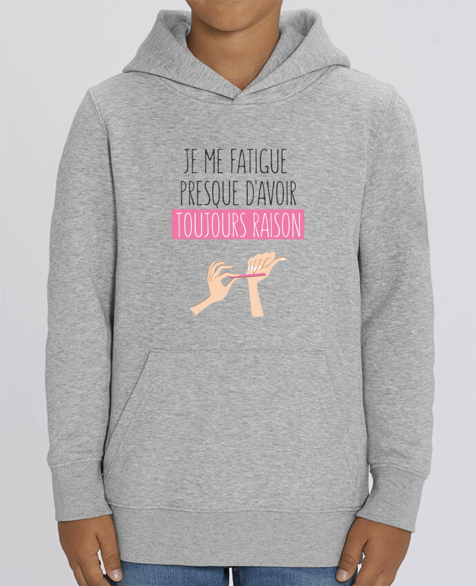 Sweat-shirt enfant Mini Cruiser Je me fatigue presque d'avoir raison Par tunetoo