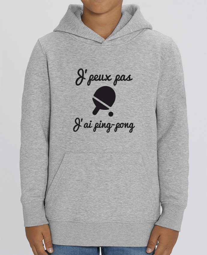 Kids\' hoodie sweatshirt Mini Cruiser J'peux pas j'ai ping-pong,pongiste,je peux pas j'ai ping pong Par Benichan