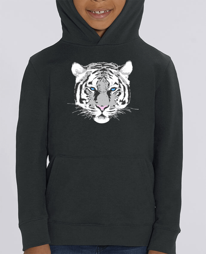 Kids\' hoodie sweatshirt Mini Cruiser Tigre blanc Par justsayin