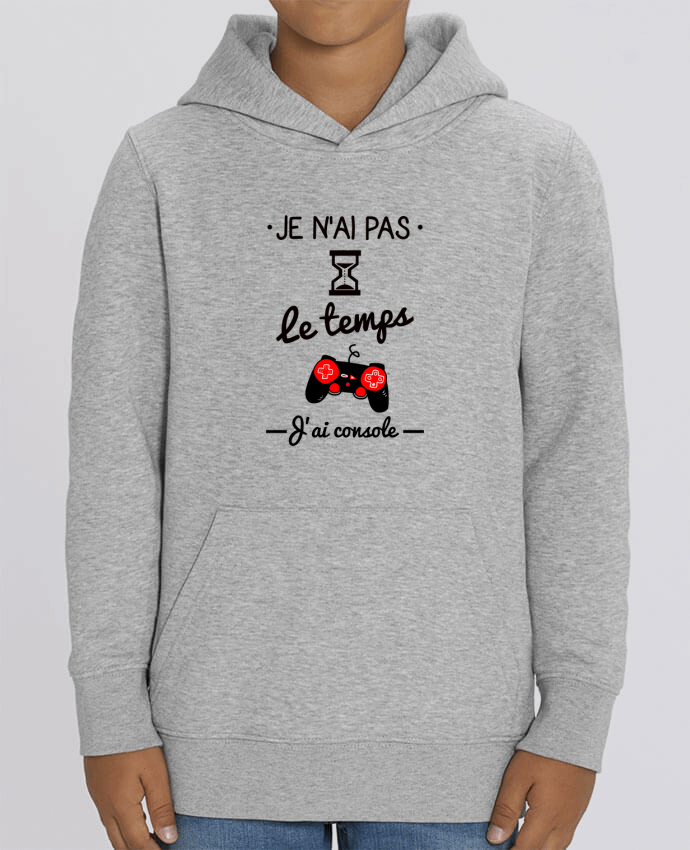 Kids\' hoodie sweatshirt Mini Cruiser Pas le temps, j'ai console, tee shirt geek,gamer Par Benichan
