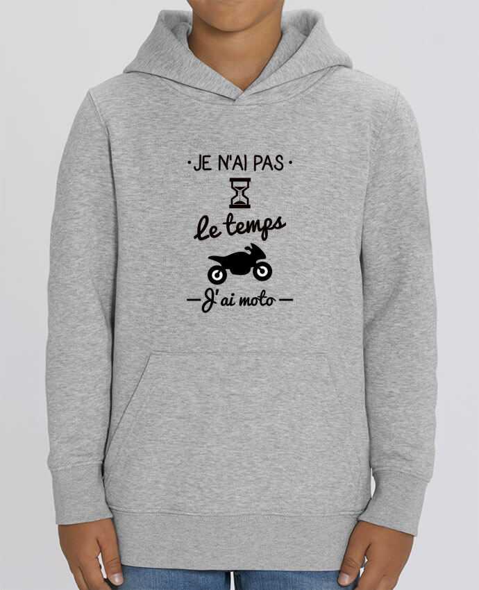 Sweat-shirt enfant Mini Cruiser Pas le temps j'ai moto, motard Par Benichan